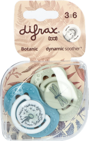 Difrax Fopspeen Dynamic Botanic 3m+ 2 2