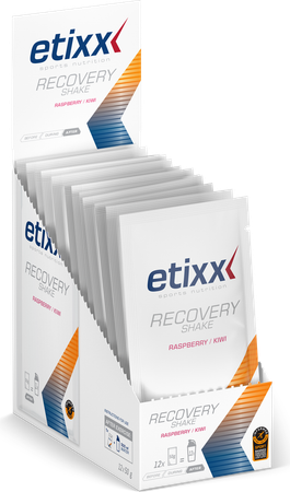 Etixx Recovery Shake Rasp/kiwi 12x50g 2