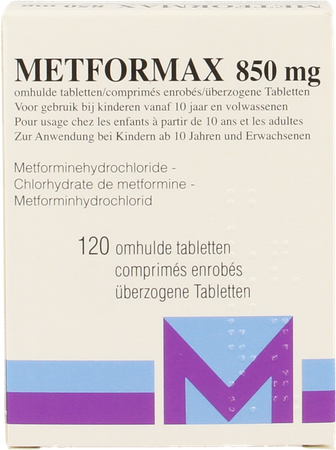 Metformax 850 Tabl 120 X 850mg 2