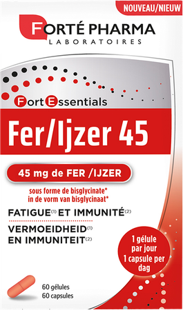 Ijzer 45 Forte Pharma Caps 60 1