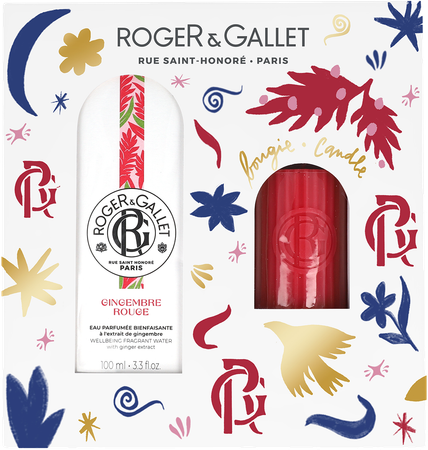 Roger&gallet Kerstset Gingembre 100ml + Kaars 1
