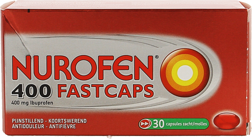 Nurofen 400 Fastcaps Caps 30x400mg 8