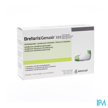 Bretaris Genuair 322mcg Inhal Poeder 1x60 Doses 1