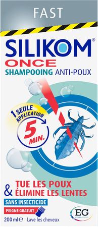 Silikom Once Shampoo A/Luizen A/Neten        200Ml 2
