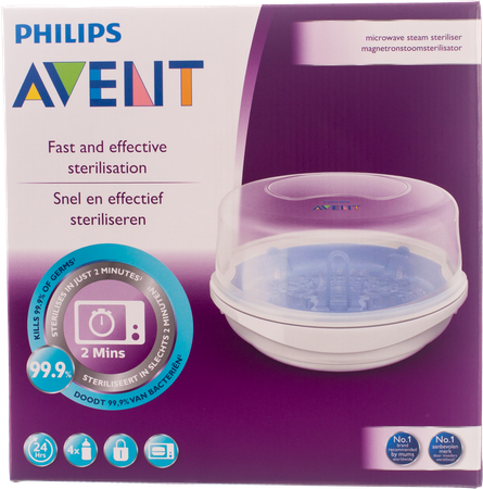 Philips Avent Sterilisator Microgolf Zonder Accessoires SCF281/02 3
