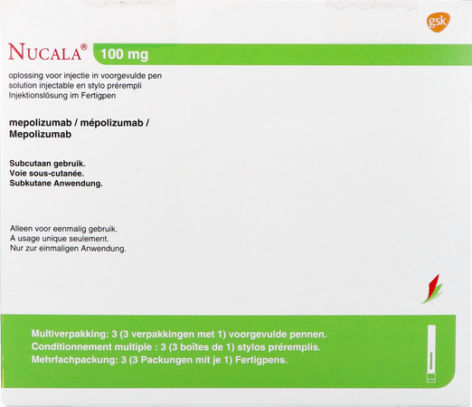 Nucala 100mg Abacus Sol Inj Voorgevulde Pen 3 1