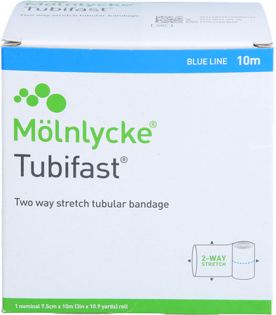 Tubifast Blauw 7,50cmx10m 1 2438 2