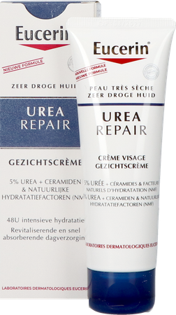 Eucerin Urearepair Gezichtscr 5% Urea Tube 50ml Nf 12