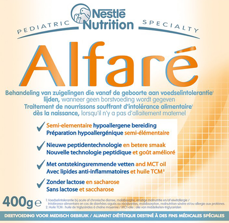 Alfare Poedermelk 1lftd 400g 5
