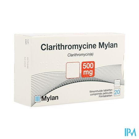 Clarithromycine Viatris 500mg Comp Pell 20 1
