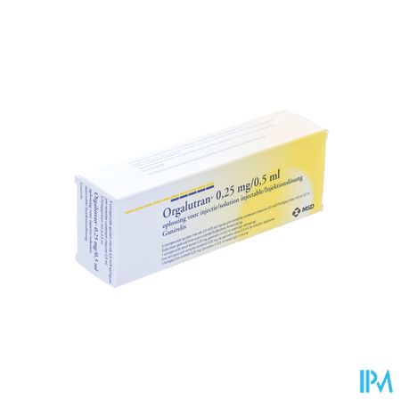 Orgalutran Sol Inj 0,5ml 5 Voorgev. Spuit