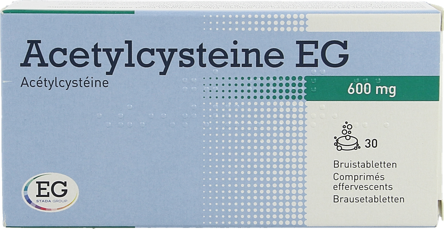 Acetylcysteine EG 600Mg Comp Eff. 30X600Mg 1