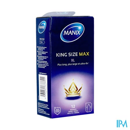 Manix King Size Max Preservatifs 12