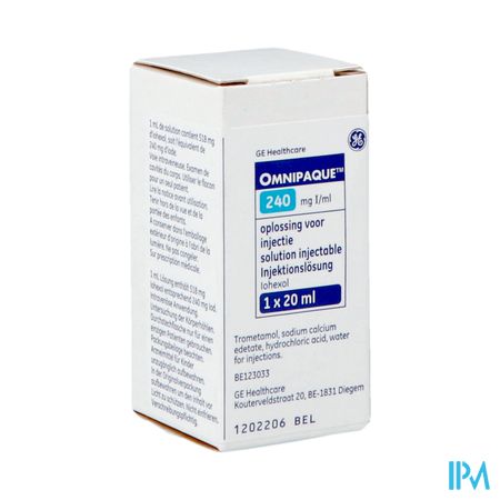 Omnipaque 240 Fl 1x 20ml 240mg I/ml