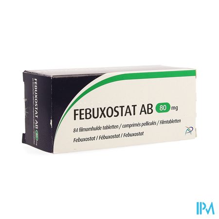 Febuxostat Ab 80mg Comp Pell 84 X 80mg