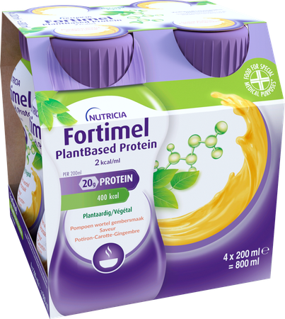 Fortimel Plantbased Pr.2kcal Pom./wor./gem.4x200ml 3