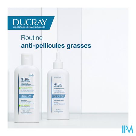 Ducray Kelual Squanorm Sh Pellicules Grasses 200ml 8