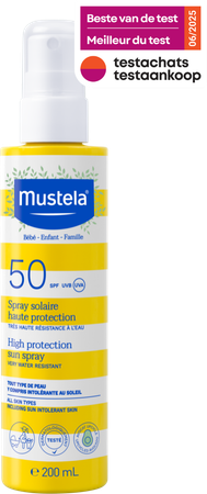 Mustela Zon Melk Heel Hoge Bescherming Ip50 200ml 4