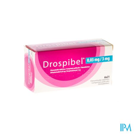 Drospibel 0,03mg Omhulde Tabl 6 X 21