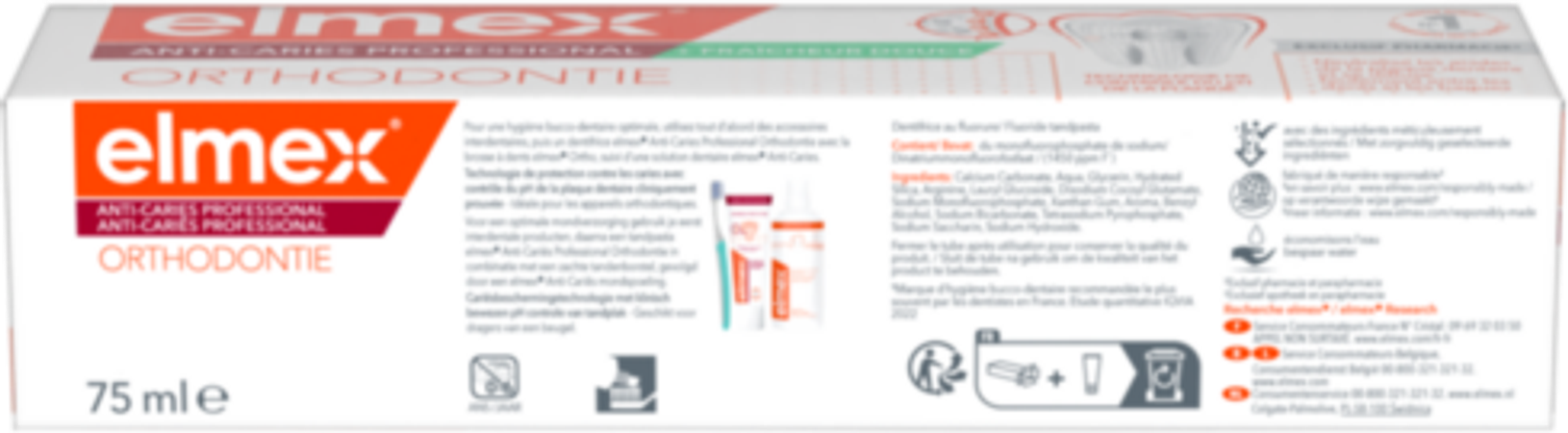 Elmex A/caries Professional Junior 75ml Nf 7