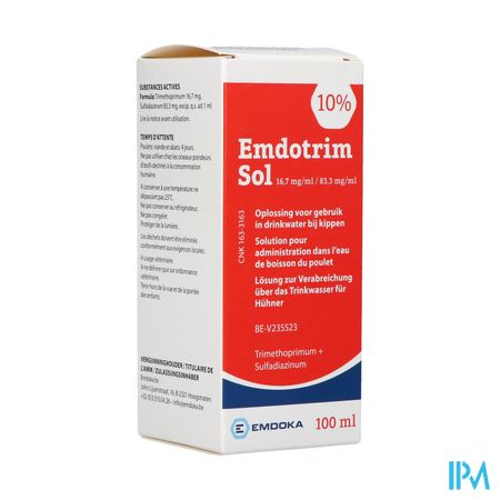 Emdotrim 10% Sol 100ml