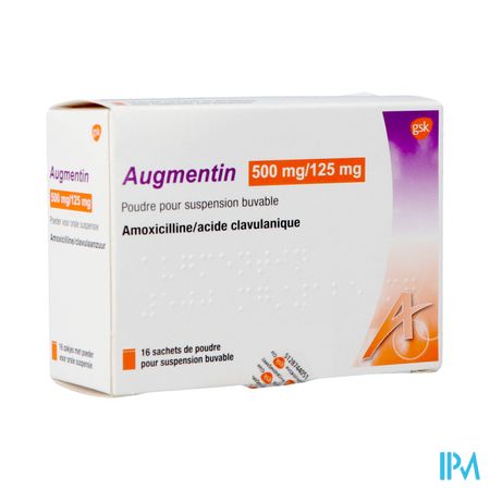 Augmentin Sach 16 X 500mg/125mg