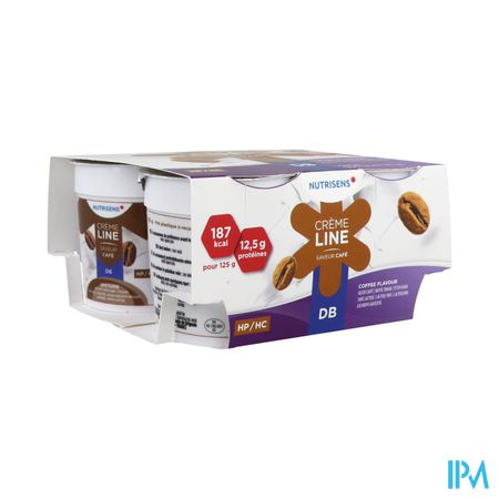 NUTRISENS CREMELINE HP/HC SL KOFFIE 4X12