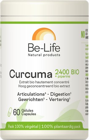 Curcuma 2400 + Piperine Bio Be Life Gel 60 1