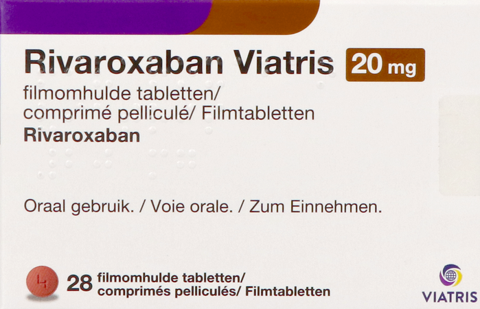 Rivaroxaban Viatris 20mg Filmomh Tabl 28 3
