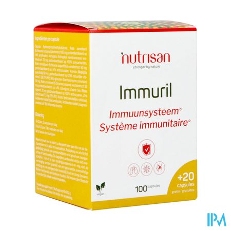 Immuril V-caps 100 + 20 Gratis Nutrisan