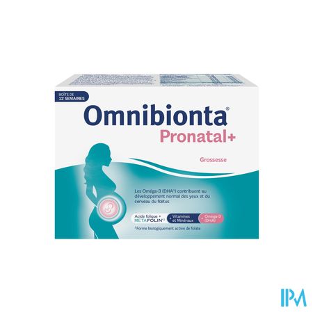 Omnibionta Pronatal+ : Boîte 12 semaines (84 comprimés+84 capsules )