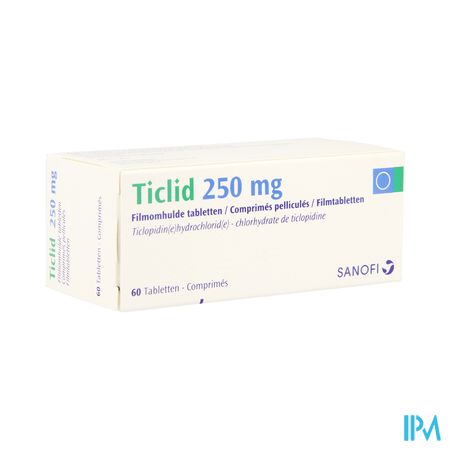 Ticlid Drag 60 X 250mg