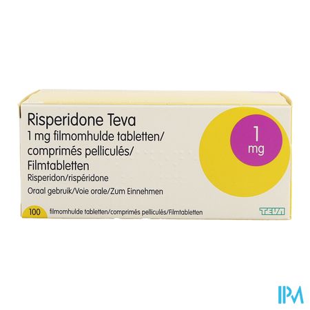 Risperidone Teva 1mg Comp 100 2
