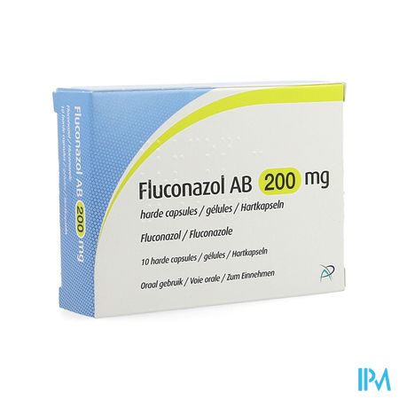 Fluconazol Ab 200mg Harde Caps 10