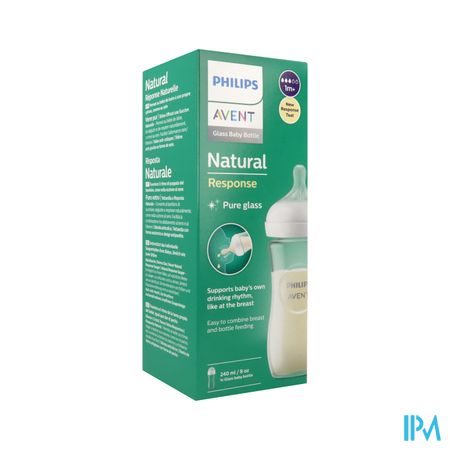 Philips Avent Natural 3.0 Zuigfles Glas 240ml