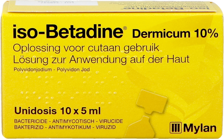 Iso Betadine Derm 10% Unidose Fl 10x5ml 5