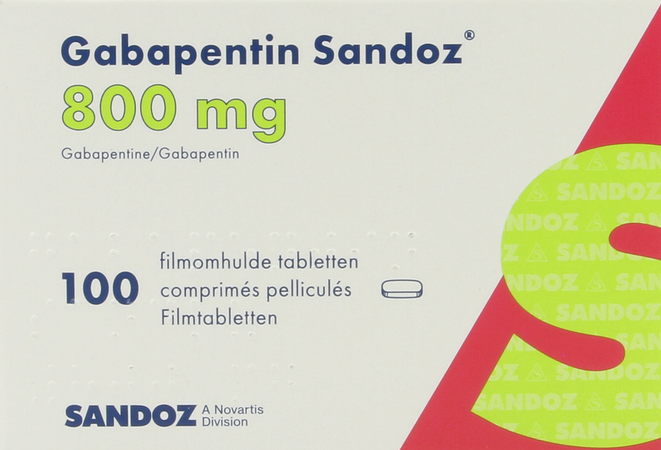 Gabapentine 800mg Sandoz Comp 100 X 800mg 2
