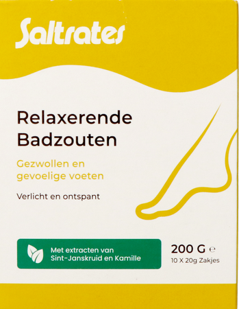 Saltrates Relaxerende Voetbadzouten 10x20g 3