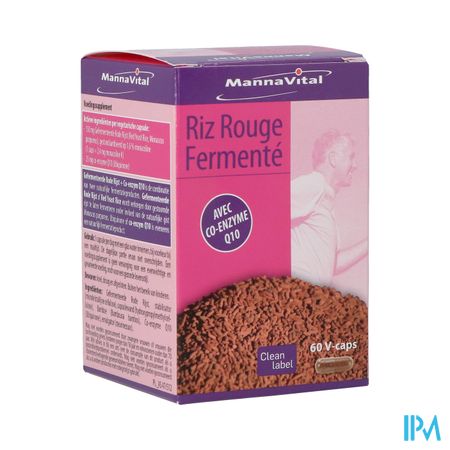 Mannavital Riz Rouge Fermente V-caps 60