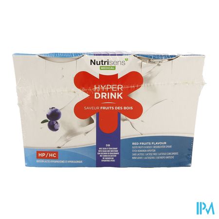 Hyperdrink Bosvruchten Db Z/lactose Pack 4x200ml 1