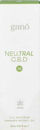 Gano Care Neutral 10% Cbd Olie 15ml 1