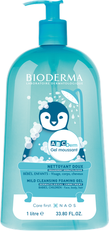 Bioderma AbcDerm Gel Moussant 1l 2