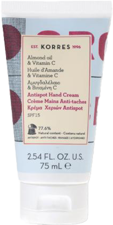 Korres Kb Handcr A/vlek Ip15 Amand.olie Vit C 75ml 2