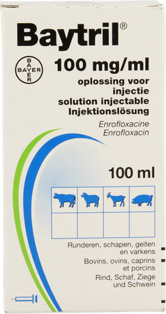 Baytril 10% Opl Inj Fl 100ml 1