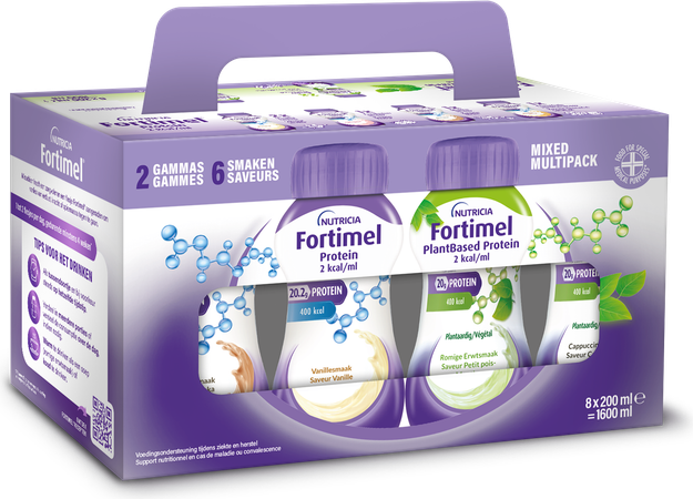 Fortimel Multipack Protein Plantbased 2kcal8x200ml 2