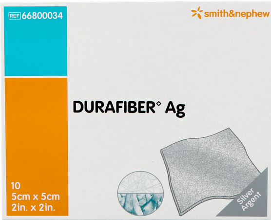 Durafiber Ag Verband 5x5cm 10 2