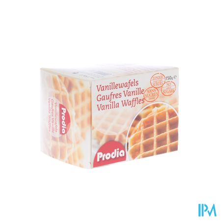 Prodia Wafel Vanille + Zoetstof 150g 5687 Revogan