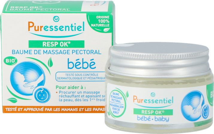 Puressentiel Ademhaling Massagebalsem Baby 30ml 8