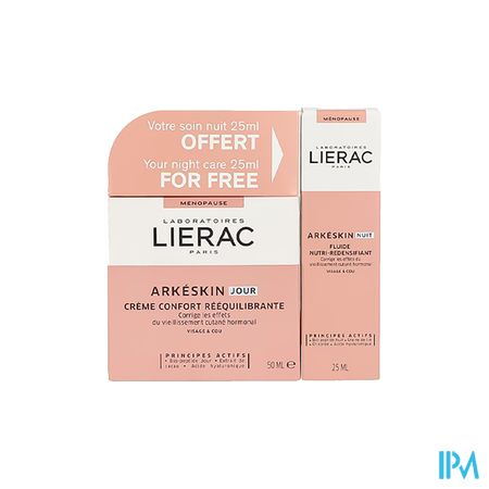 Lierac Kit Arkeskin Cr Jour 50ml + Cr Nuit 15ml