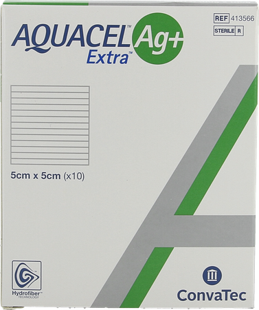 Aquacel Ag+ Extra 5 X 5cm 10 413566 5